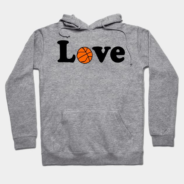 I love Baskettball Hoodie by Simple D.